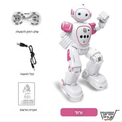 רובוט שלט וחיישנים המגיב לתנועות היד